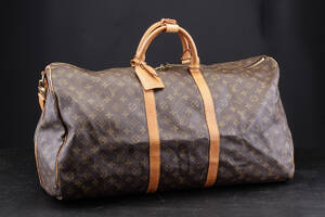  Louis Vuitton Weekend-  rejsetaske Keepall Bandouliére 60. Monogram canvas.