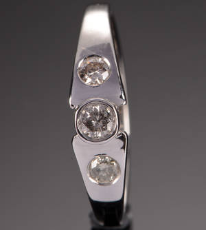 Brillantring, ca. 0.21 ct