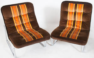 Paar Sessel der 1960er  1970er Jahre 2