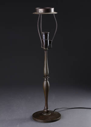Just Andersen. Bordlampe, diskometal