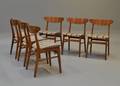 Dansk Møbelproducent. Sæt på seks stole i teak, 1960erne 6