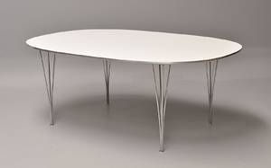 Piet Hein  Bruno Mathsson. Super Ellipse spisebord 180x120 cm