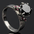 Solitaire ring ca. 2.54 ct.