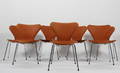 Arne Jacobsen. Sæt på otte stole model 3107. 8
