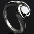 Solitaire ring ca. 2.25 ct.