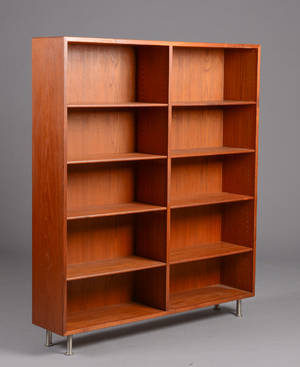 Børge Mogensen. Reol af teaktræ. 