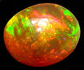 Uindfattet cabochonsleben opal Ca. 3.59 ct. 