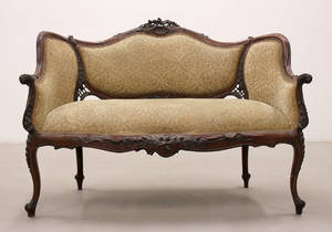 Soffa, rokokostil