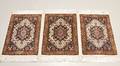 Kashmir, 3stk Bidjar ca. 60x40cm3