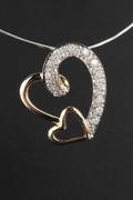 Diamantvedhæng ca. 0,25 ct.
