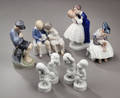 Royal Copenhagen og BG. Otte figurer af porcelæn 8
