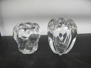 Vaser, 2 st. Orrefors