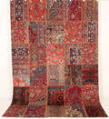 Orientalisk handknuten matta, Patchwork 315x215 cm