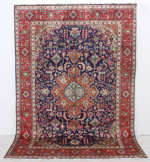 Persisk Tabriz tæppe, 293 x 208 cm.