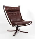 Sigurd Ressell. Falcon lounge stol 