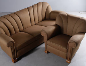 Soffa samt fåtölj, 1920-tal 2