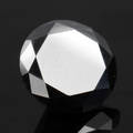 Uindfattet behandlet sort diamant ca 11.89 ct.