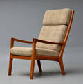 Ole Wanscher. Lænestol i teak, model 166