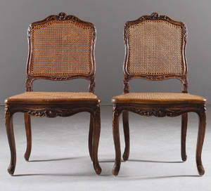 Stolar 1 par Louis XV delvis 1700-tal 2