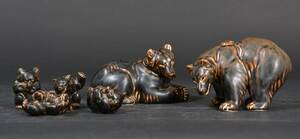 Royal Copenhagen  Kgl. P. Knud Kyhn. Samling bjørne 6