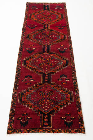 Aserbaidjan Galerie Teppich, Persien, ca. 355 x 92 cm