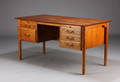 Dansk møbelproducent, skrivebord, teaktræ, egetræ, 1960erne