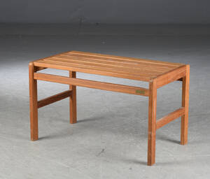 Trip Trap. Bænk af teaktræ