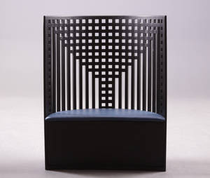 Charles Rennie Mackintosh 1868-1928. Willow Chair Settee