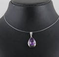 Violet amethyst pendant approx. 3.00ct