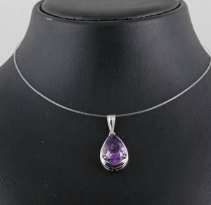 Violet amethyst pendant approx. 3.00ct