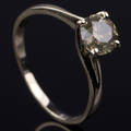 Solitaire ring ca. 1.01 ct.