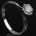 Solitaire ring ca. 1.00 ct.