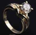 Solitaire ring ca. 1.64 ct.