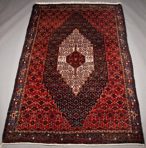 Persisk Senneh tæppe 198 x 295 cm.