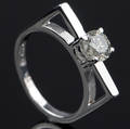 Solitaire ring ca. 1.00 ct.