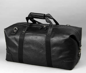 Apples. Weekendtaske i sort læder. 