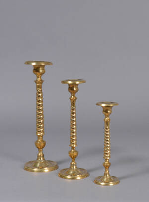 Stager, messing. 1900-tallets 2. halvdel 3