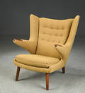 Hans J. Wegner. Lænestol, Bamsestolen, model AP-19.