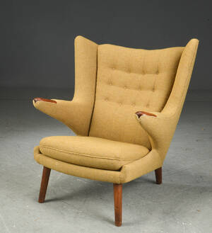 Hans J. Wegner. Lænestol, Bamsestolen, model AP-19.