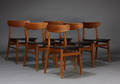 Spisestole, teak- og bøgetræ, dansk møbelproducent 6 