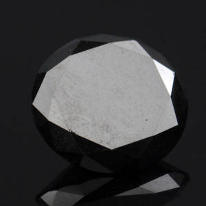 Uindfattet behandlet sort diamant ca 13.01 ct