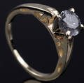 Solitaire ring ca. 1.06 ct.