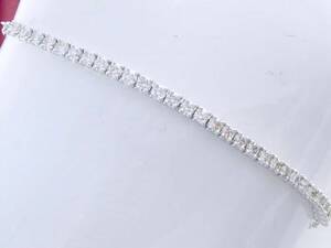 Bracelet in 14k set with brilliant cut diamonds 1.00 ct  This lot has been put up for resale under the new lot no. rnrn4866302