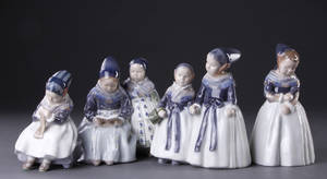 Fire figurer, porcelæn. Kgl.P. I.-II. sort. 4