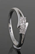 18kt. diamond ring approx. 0.20ct