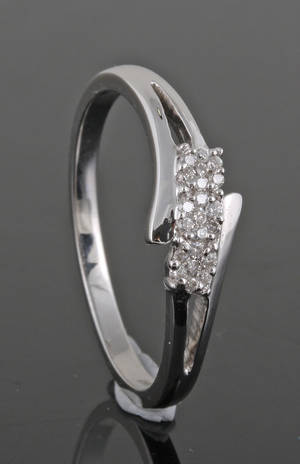 18kt. diamond ring approx. 0.20ct