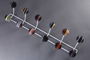 Knagerække med Paul Smith stof, model DOT Hanger 