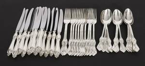 Bestickservisdelar, Olga, nysilver, GAB