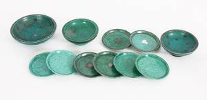 Stengods 11 delar, Argenta, Wilhelm Kåge, Gustavsberg