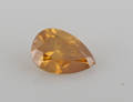 1 loose natural fancy deep brownish orangy yellow even, pear-cut diamond 1.14ct.with GIA certificate.